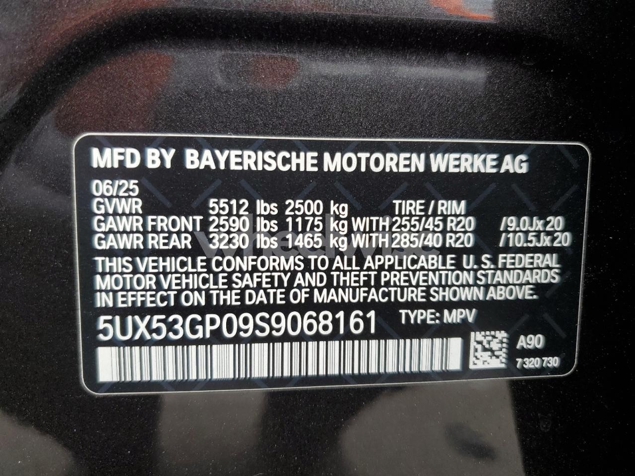 Photo 12 of 2025 BMW X3 30 XDRIVE (VIN 5UX53GP09S9068161)