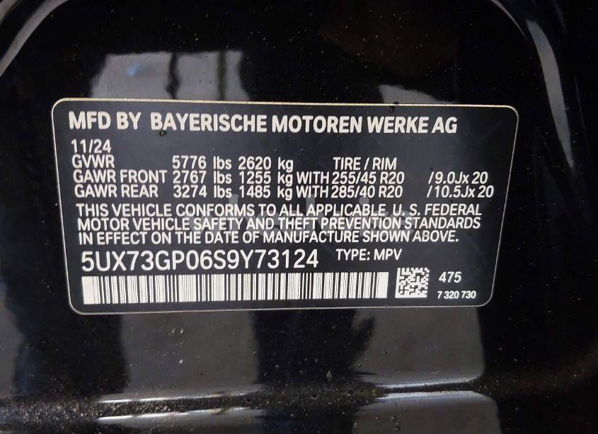 Photo 9 of 2025 Bmw X3 M50 XDRIVE (VIN 5UX73GP06S9Y73124)