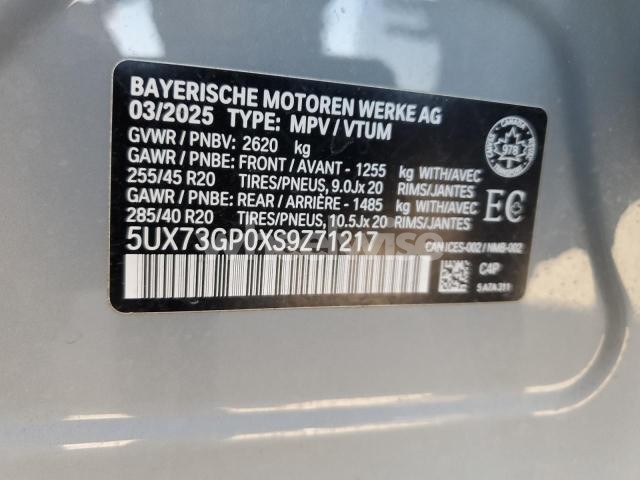 Photo 3 of 2025 BMW X3 M50 (VIN 5UX73GP0XS9Z71217)