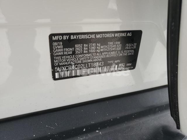 Photo 12 of 2020 BMW X5 SDRIVE 40I (VIN 5UXCR4C02LLT18743)