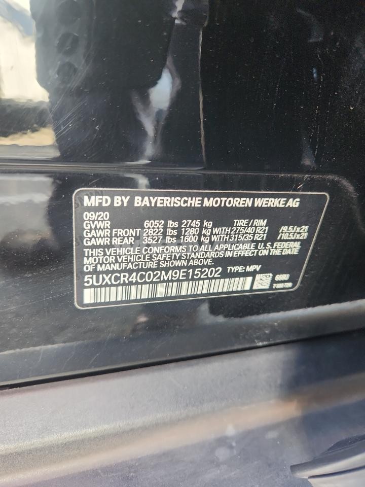 Photo 12 of 2021 BMW X5 SDRIVE 40I (VIN 5UXCR4C02M9E15202)
