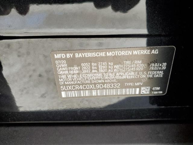 Photo 6 of 2020 BMW X5 SDRIVE 40I (VIN 5UXCR4C0XL9D48332)