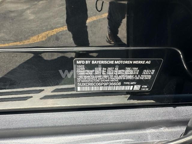 Photo 2 of 2023 BMW X5 XDRIVE40I N/A (VIN 5UXCR6C06P9P36608)