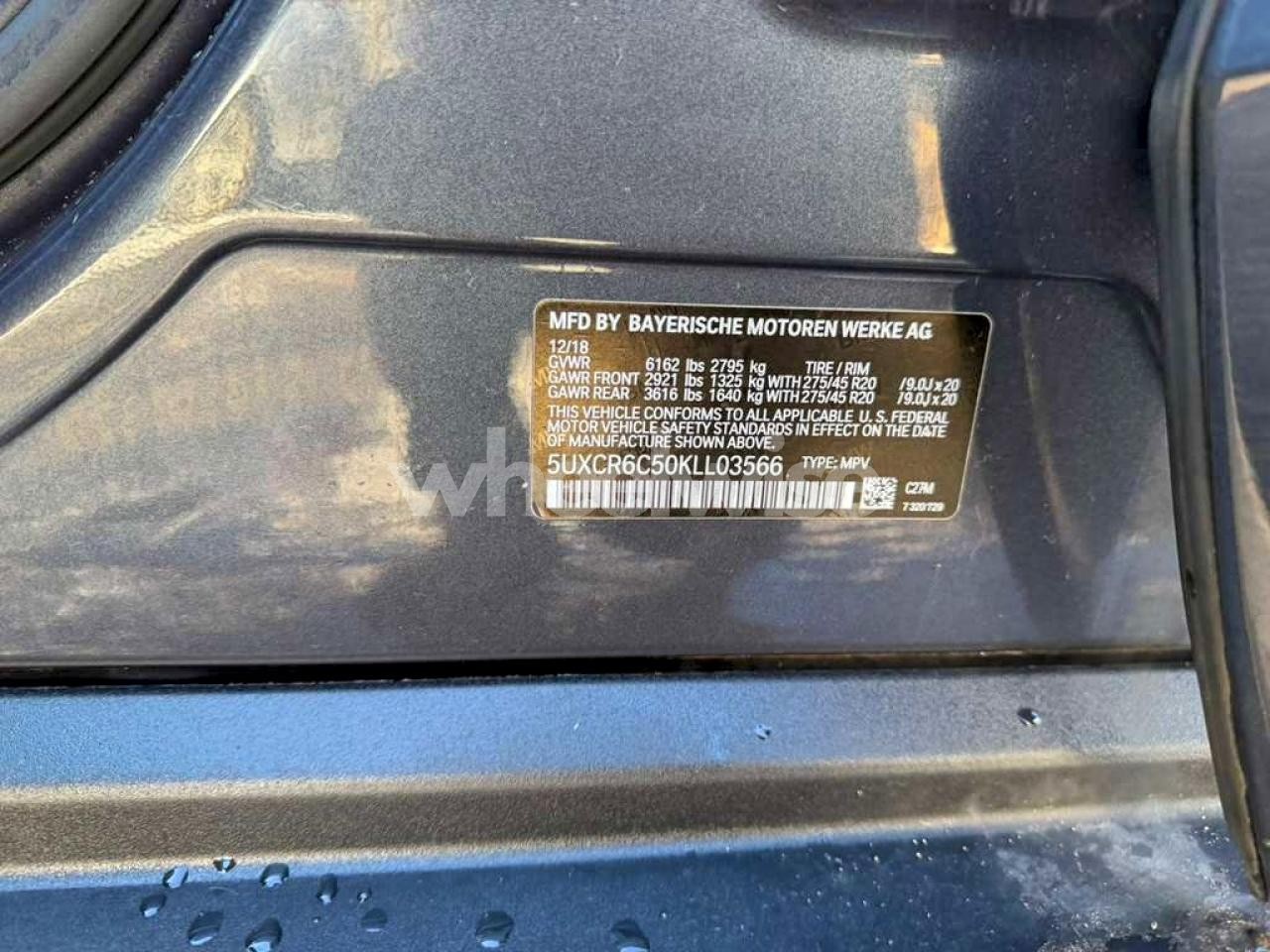 Photo 10 of 2019 BMW X5 XDRIVE40I (VIN 5UXCR6C50KLL03566)