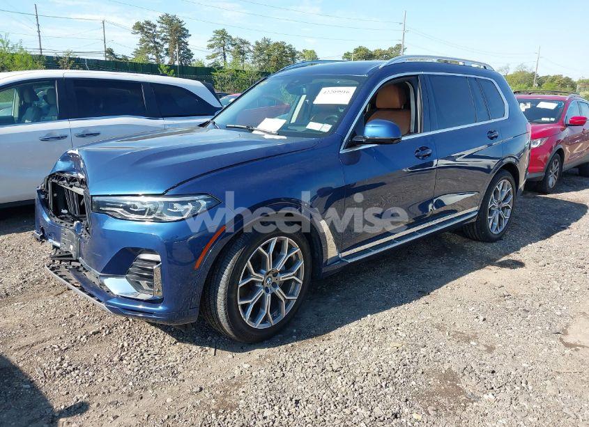 Photo 2 of 2020 Bmw X7 XDRIVE40I (VIN 5UXCW2C01L9B61428)