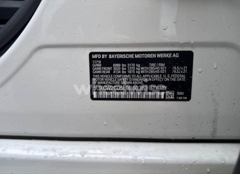 Photo 9 of 2020 Bmw X7 XDRIVE40I (VIN 5UXCW2C05L9B60363)