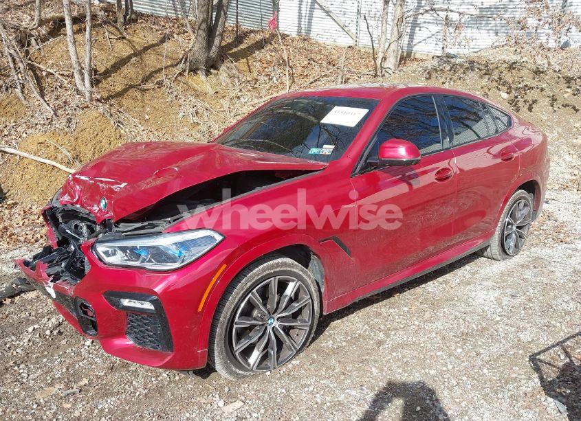 Photo 2 of 2021 Bmw X6 XDRIVE40I (VIN 5UXCY6C01M9F72797)