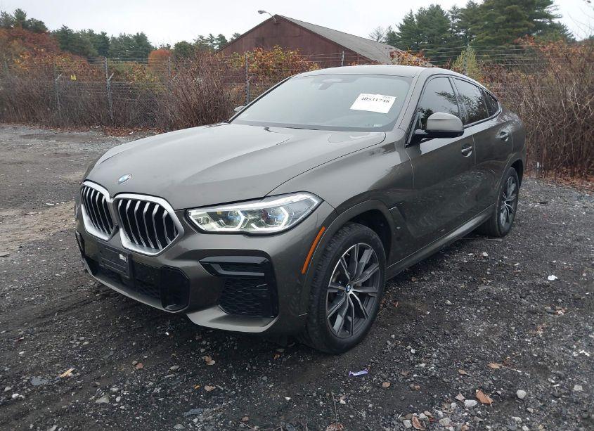 Photo 2 of 2022 Bmw X6 XDRIVE40I (VIN 5UXCY6C04N9M11181)