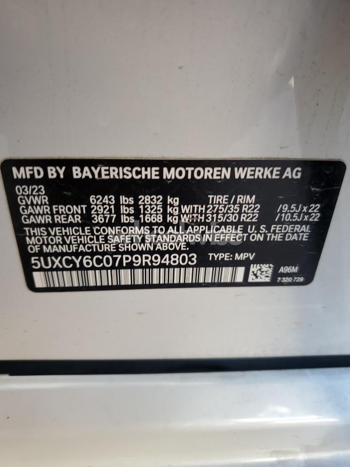 Photo 13 of 2023 BMW X6 XDRIVE40I N/A (VIN 5UXCY6C07P9R94803)