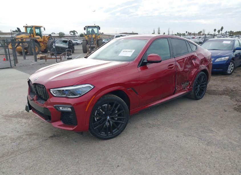 Photo 2 of 2020 Bmw X6 XDRIVE40I (VIN 5UXCY6C08L9D61224)