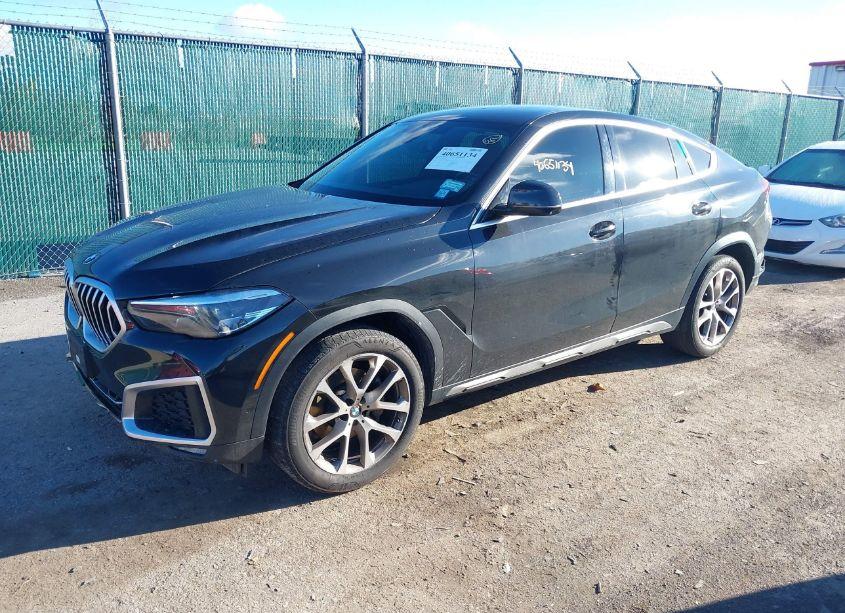 Photo 2 of 2021 Bmw X6 XDRIVE40I (VIN 5UXCY6C08M9G27407)