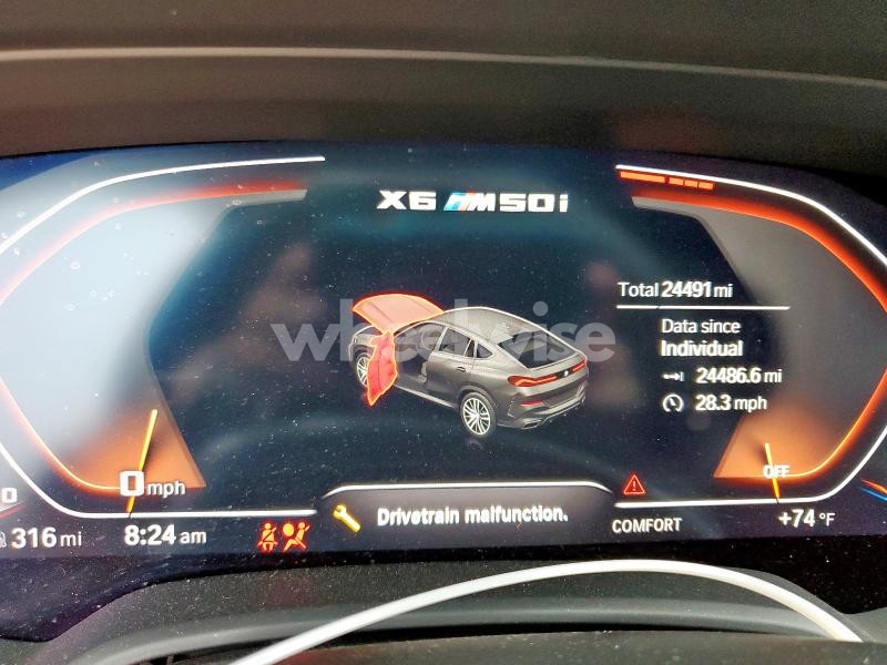 2021 BMW X6 M50I (VIN 5UXCY8C02M9H26428) main photo