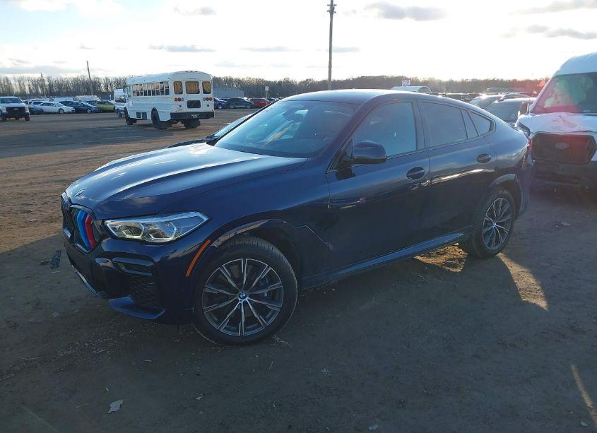 Photo 2 of 2022 Bmw X6 M50I (VIN 5UXCY8C0XN9K56387)