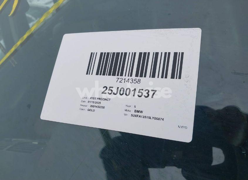 Photo 9 of 2005 Bmw X5 3.0I (VIN 5UXFA13515LY06874)