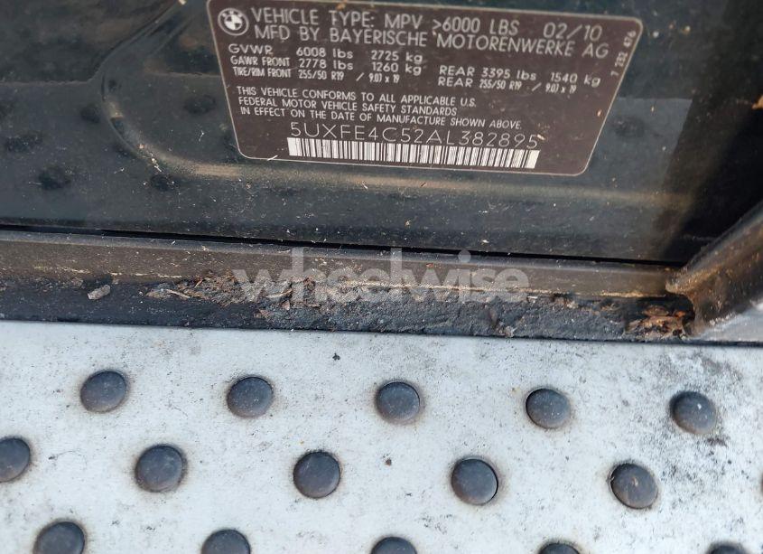 Photo 9 of 2010 Bmw X5 XDRIVE30I (VIN 5UXFE4C52AL382895)