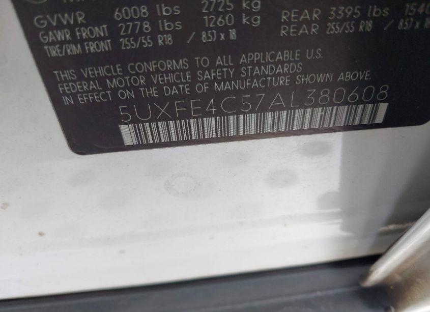 Photo 9 of 2010 Bmw X5 XDRIVE30I (VIN 5UXFE4C57AL380608)