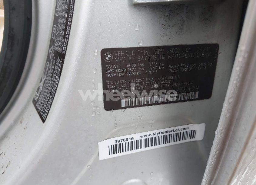 Photo 9 of 2012 Bmw X6 (VIN 5UXFG2C50CL778499)