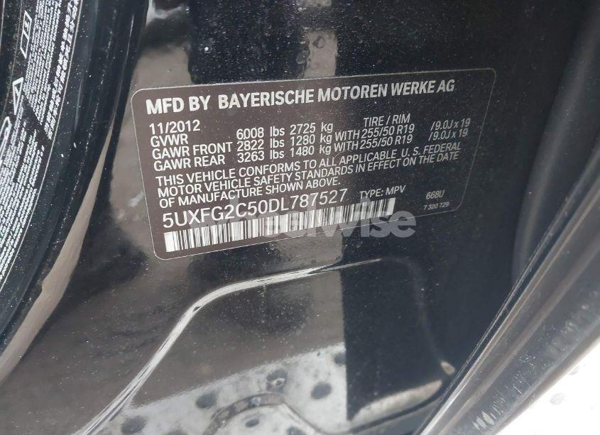 Photo 9 of 2013 Bmw X6 XDRIVE35I (VIN 5UXFG2C50DL787527)