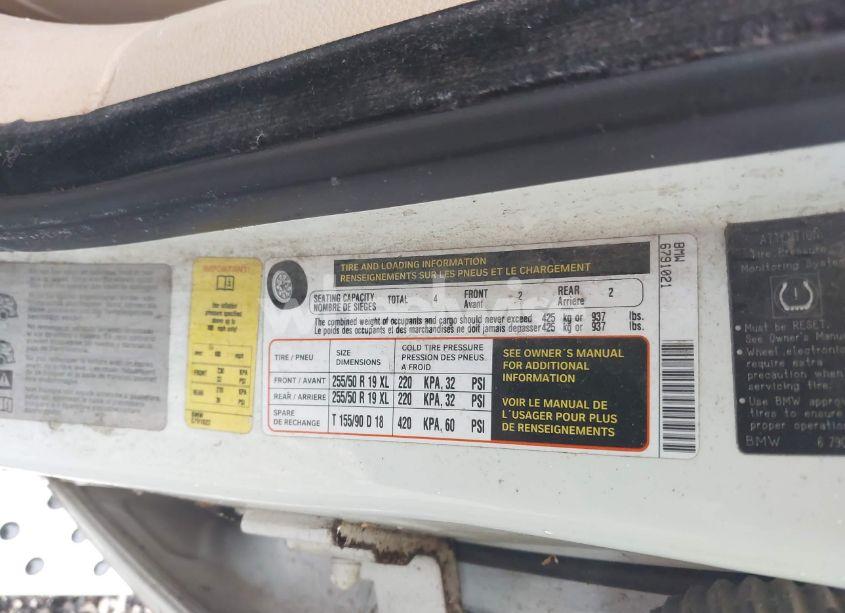 Photo 9 of 2009 Bmw X6 XDRIVE35I (VIN 5UXFG43589L222459)