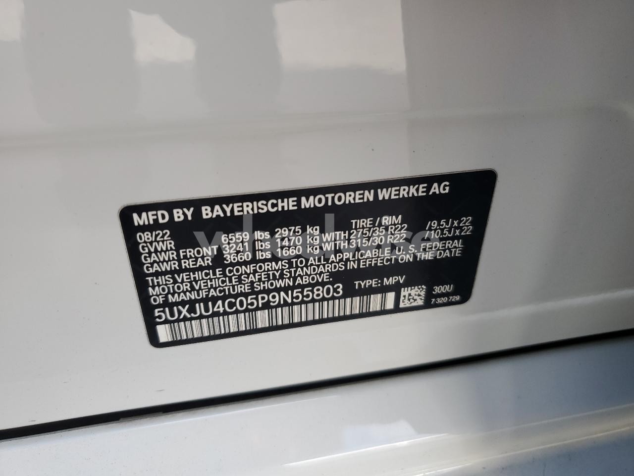 Photo 14 of 2023 BMW X5 M50I (VIN 5UXJU4C05P9N55803)