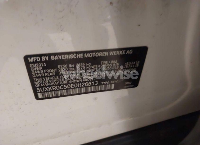 Photo 9 of 2014 Bmw X5 XDRIVE35I (VIN 5UXKR0C50E0H26813)