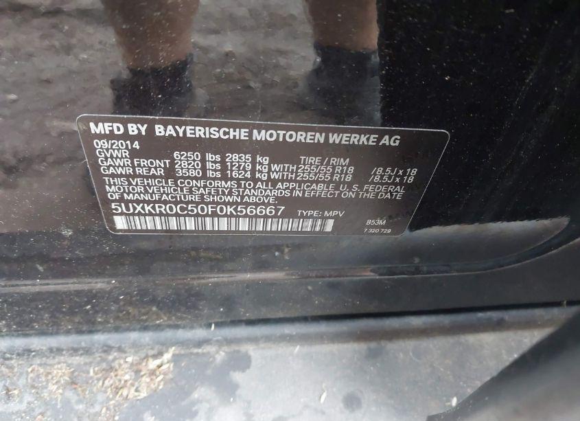 Photo 9 of 2015 Bmw X5 XDRIVE35I (VIN 5UXKR0C50F0K56667)