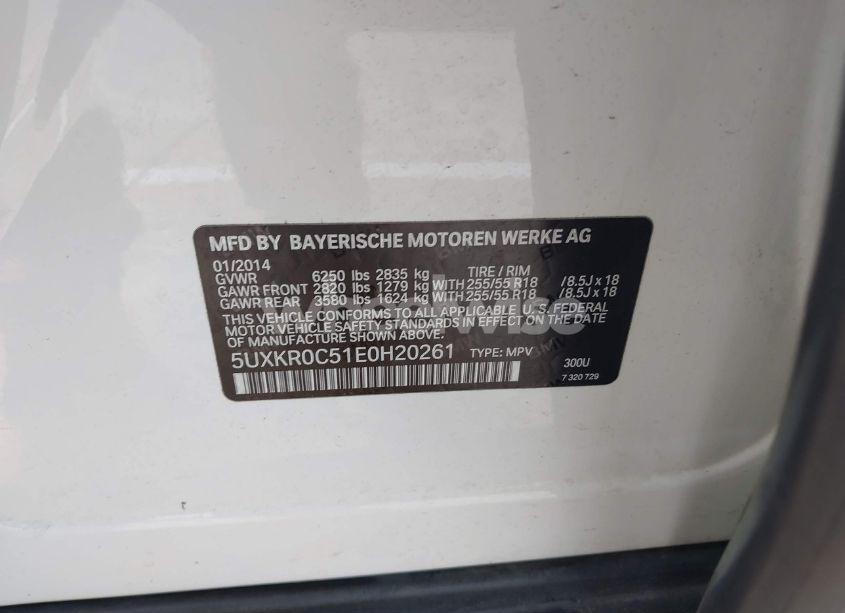 Photo 9 of 2014 Bmw X5 XDRIVE35I (VIN 5UXKR0C51E0H20261)