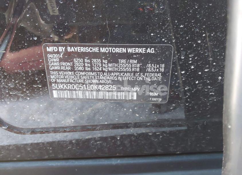 Photo 9 of 2014 Bmw X5 N/A (VIN 5UXKR0C51E0K42825)