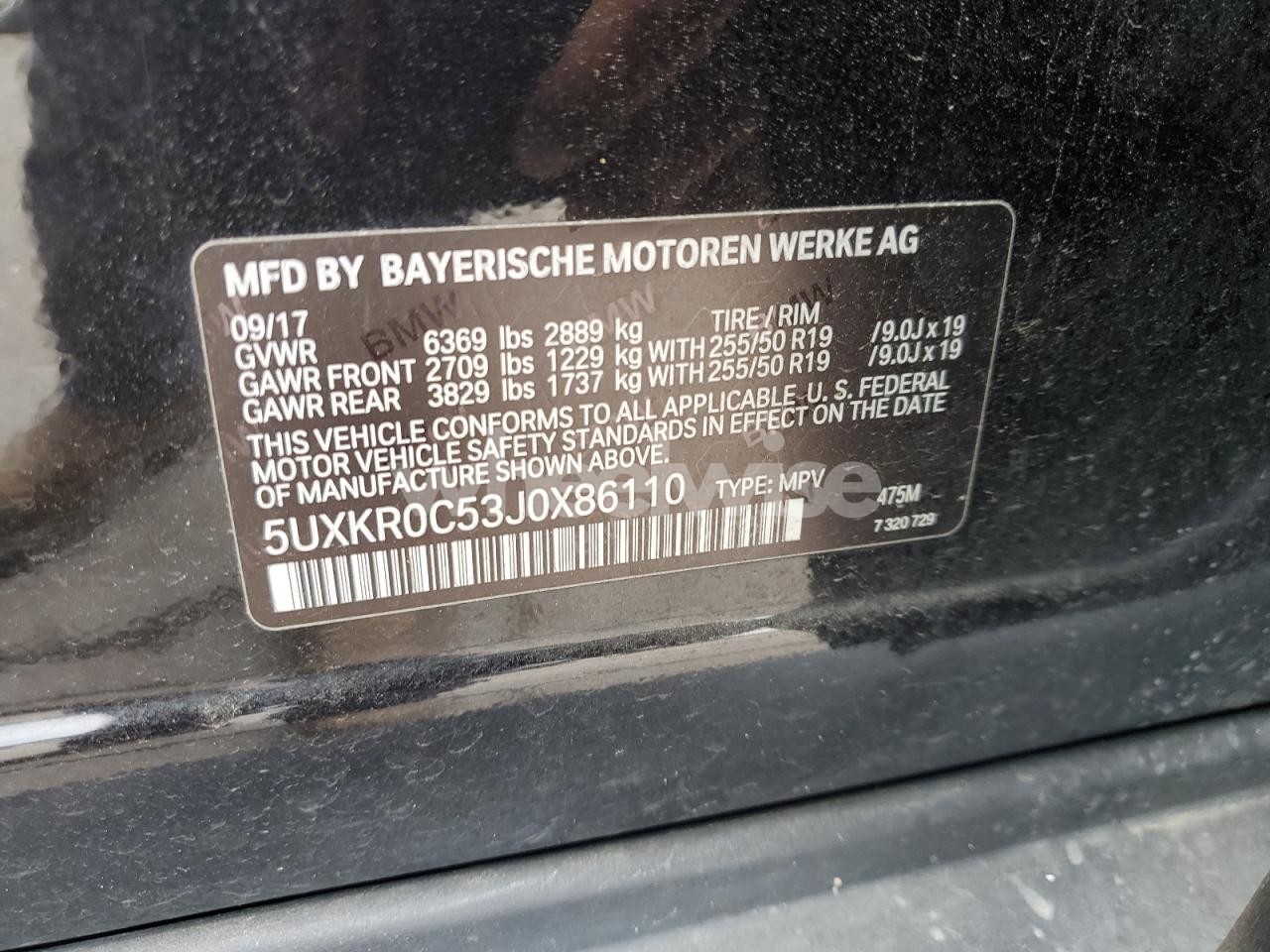 Photo 14 of 2018 BMW X5 XDRIVE35I (VIN 5UXKR0C53J0X86110)