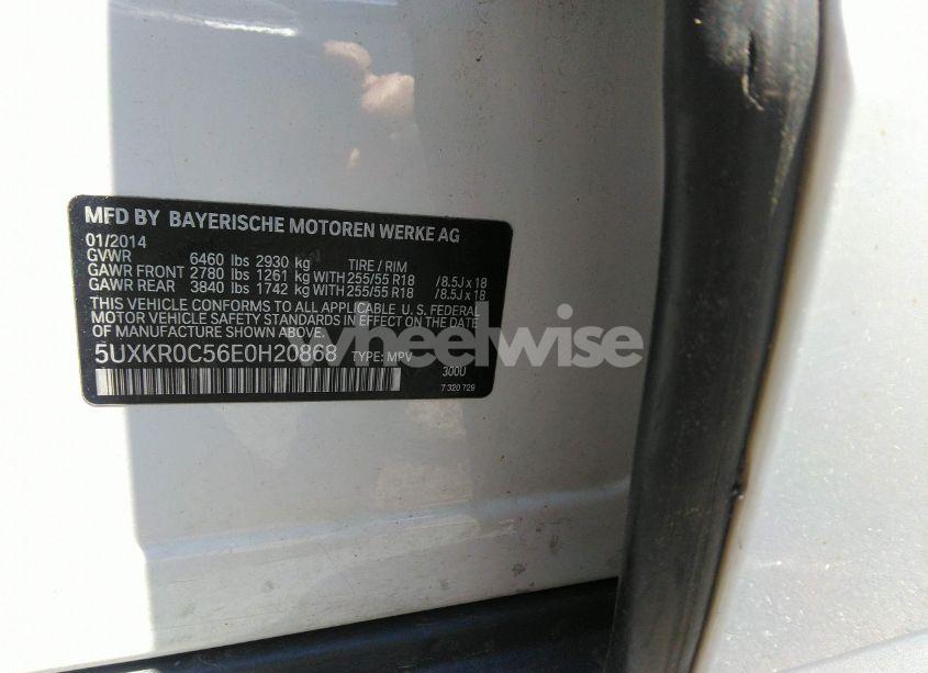 Photo 9 of 2014 Bmw X5 XDRIVE35I (VIN 5UXKR0C56E0H20868)