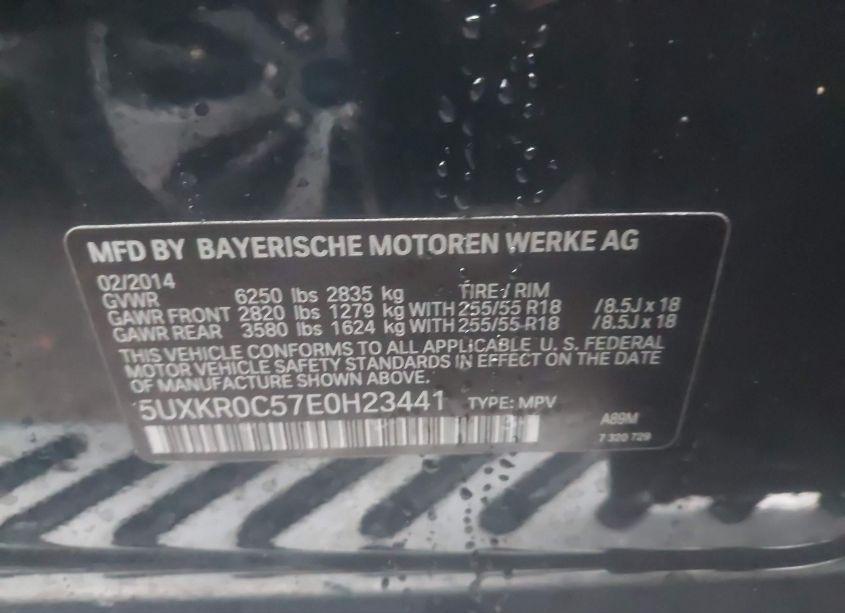 Photo 9 of 2014 Bmw X5 XDRIVE35I (VIN 5UXKR0C57E0H23441)