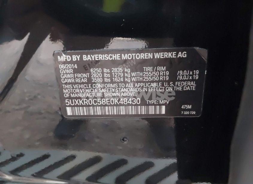 Photo 9 of 2014 Bmw X5 XDRIVE35I (VIN 5UXKR0C58E0K48430)