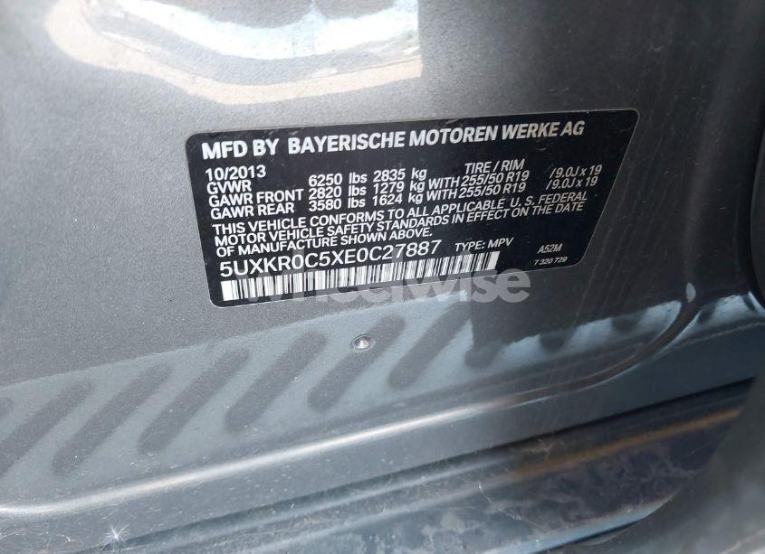 Photo 9 of 2014 Bmw X5 XDRIVE35I (VIN 5UXKR0C5XE0C27887)