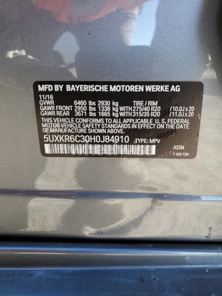 Photo 13 of 2017 BMW X5 XDRIVE50I (VIN 5UXKR6C30H0J84910)