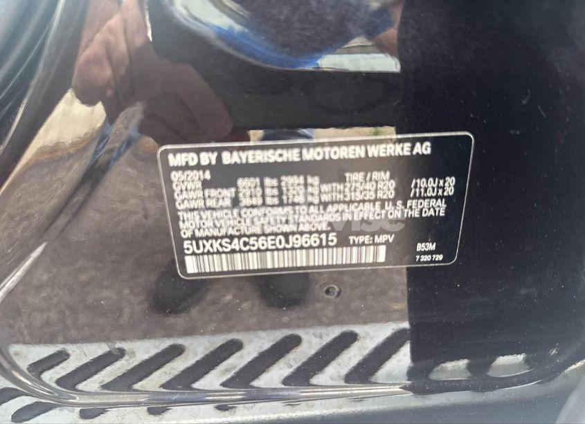 Photo 9 of 2014 Bmw X5 XDRIVE35D (VIN 5UXKS4C56E0J96615)