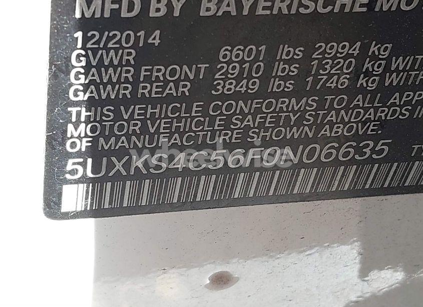 Photo 9 of 2015 Bmw X5 XDRIVE35D (VIN 5UXKS4C56F0N06635)