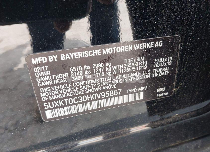 Photo 9 of 2017 Bmw X5 EDRIVE XDRIVE40E IPERFORMANCE (VIN 5UXKT0C30H0V95867)