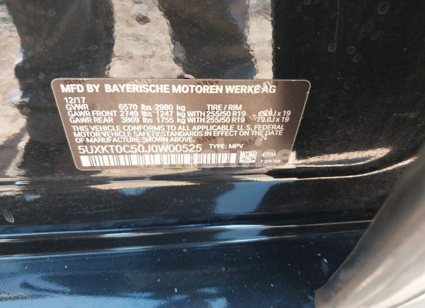 Photo 9 of 2018 Bmw X5 EDRIVE XDRIVE40E IPERFORMANCE (VIN 5UXKT0C50J0W00525)