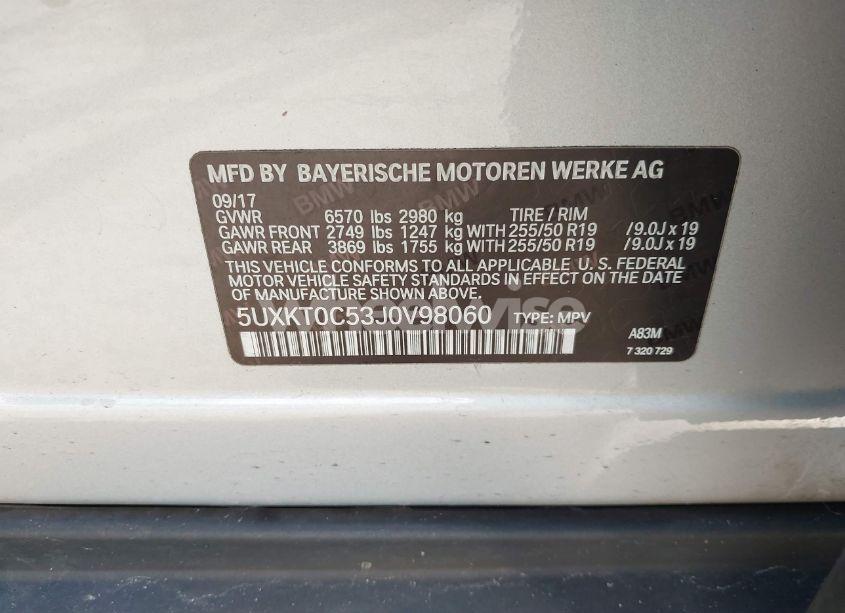 Photo 9 of 2018 Bmw X5 EDRIVE XDRIVE40E IPERFORMANCE (VIN 5UXKT0C53J0V98060)