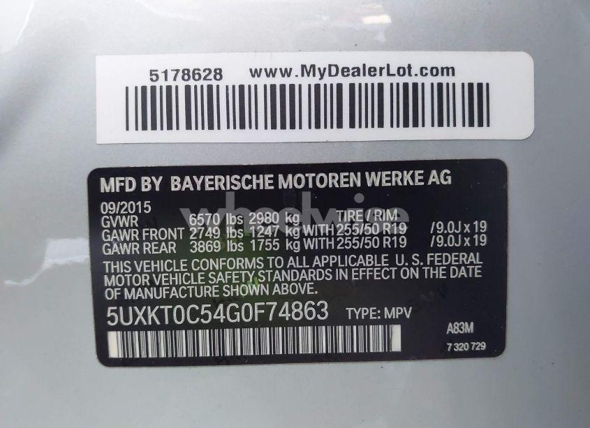 Photo 9 of 2016 Bmw X5 EDRIVE XDRIVE40E (VIN 5UXKT0C54G0F74863)