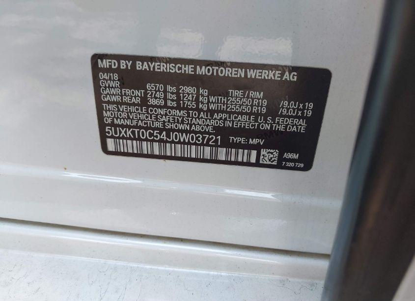 Photo 9 of 2018 Bmw X5 EDRIVE XDRIVE40E IPERFORMANCE (VIN 5UXKT0C54J0W03721)