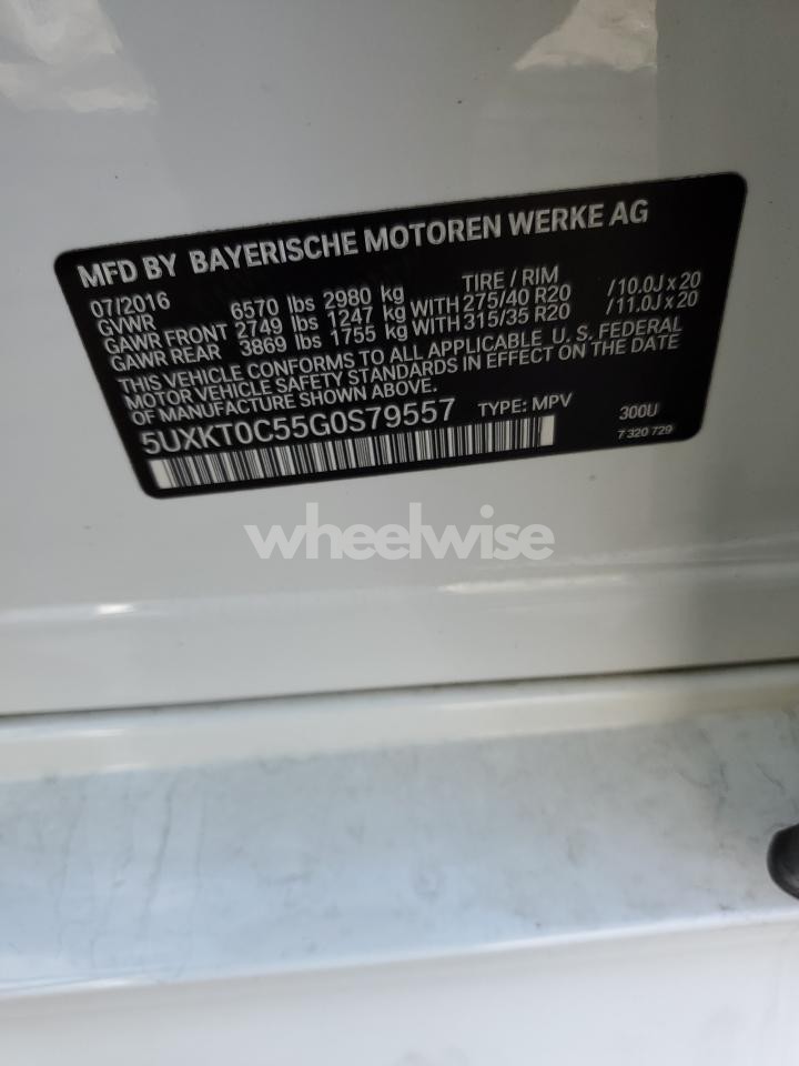 Photo 13 of 2016 BMW X5 XDR40E (VIN 5UXKT0C55G0S79557)
