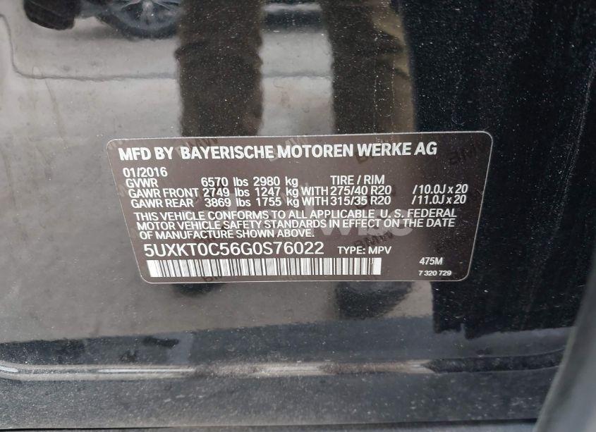 Photo 9 of 2016 Bmw X5 EDRIVE XDRIVE40E (VIN 5UXKT0C56G0S76022)