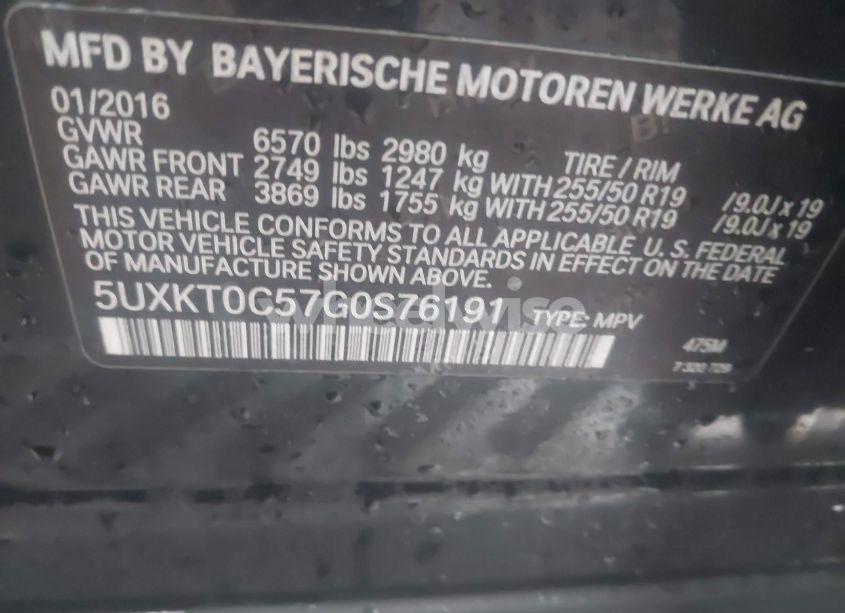 Photo 9 of 2016 Bmw X5 EDRIVE XDRIVE40E (VIN 5UXKT0C57G0S76191)