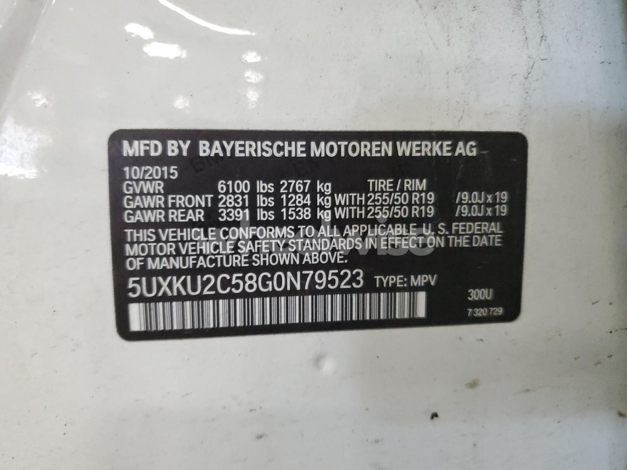 Photo 13 of 2016 BMW X6 XDRIVE35I (VIN 5UXKU2C58G0N79523)