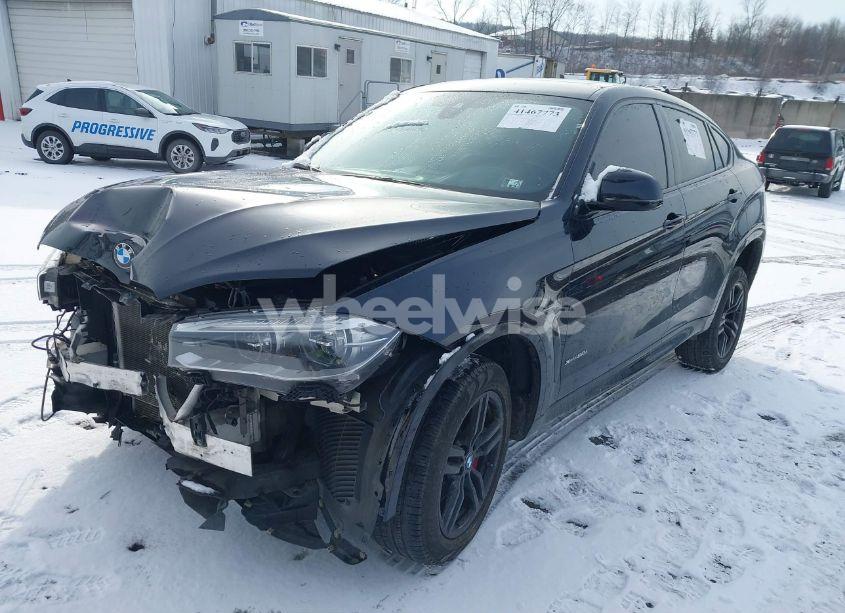 Photo 2 of 2015 Bmw X6 XDRIVE50I (VIN 5UXKU6C54F0F94383)