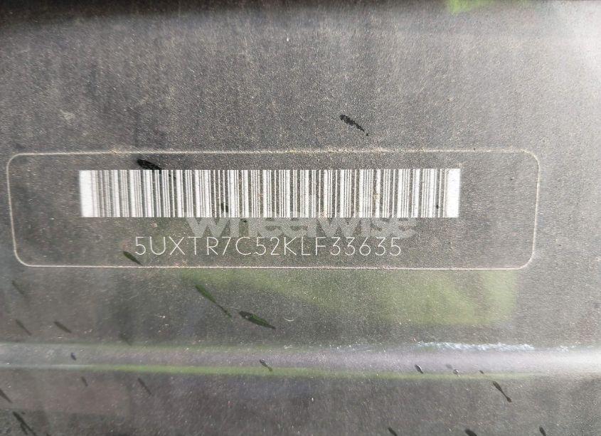 Photo 9 of 2019 Bmw X3 SDRIVE30I (VIN 5UXTR7C52KLF33635)