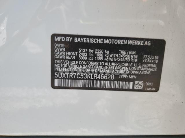 Photo 5 of 2019 BMW X3 SDRIVE30I (VIN 5UXTR7C53KLR46628)