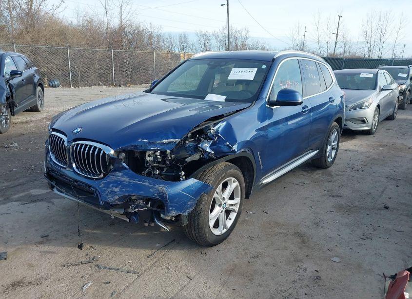 Photo 2 of 2019 Bmw X3 XDRIVE30I (VIN 5UXTR9C51KLP81299)