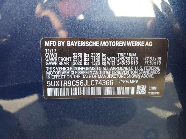 Photo 7 of 2018 BMW X3 XDRIVE30I (VIN 5UXTR9C56JLC74366)